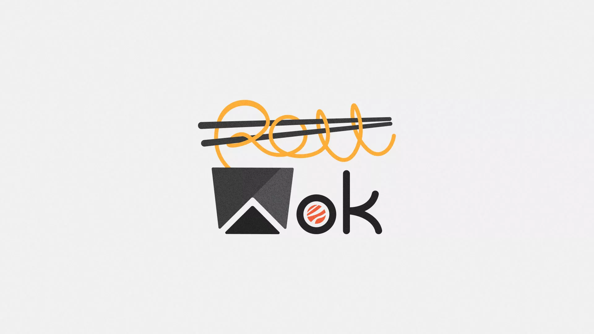 Разработка логотипа в Бабушкине для суши-бара «Roll Wok Club» Разработка логотипа в Бабушкине для суши-бара «Roll Wok Club»